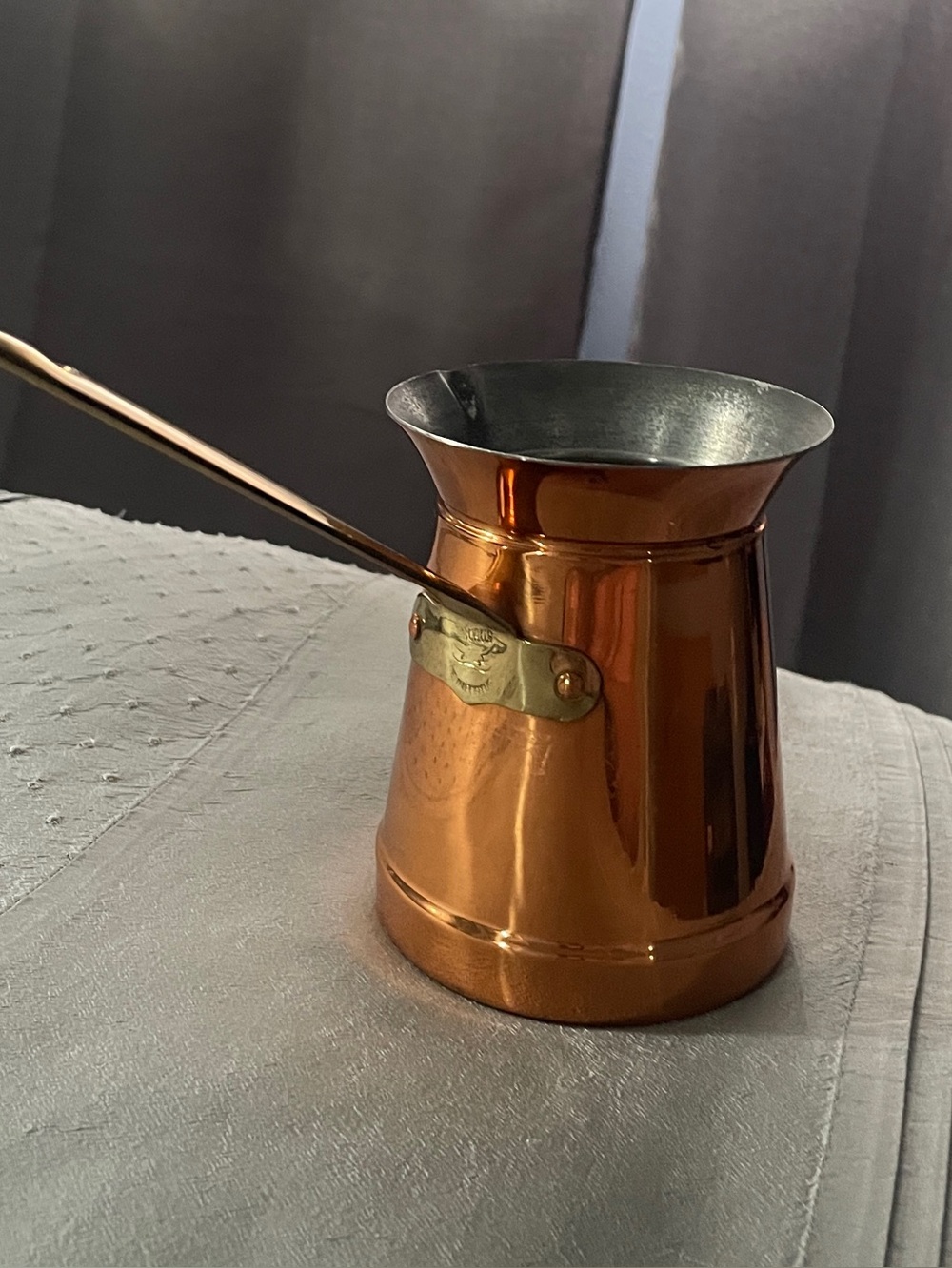 Vintage Taurus Copper Turkish Coffee Maker/Ibrik Pitcher Portugal
